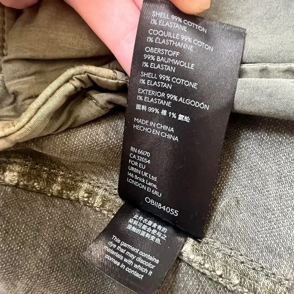 Free People khaki denim chore coat - Picture 8 of 8